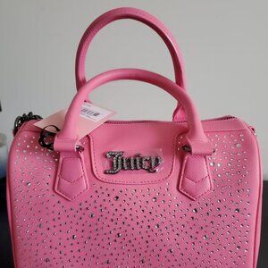 Brand NWT Juicy Couture Pink Lemonade Dazzle Satchel
